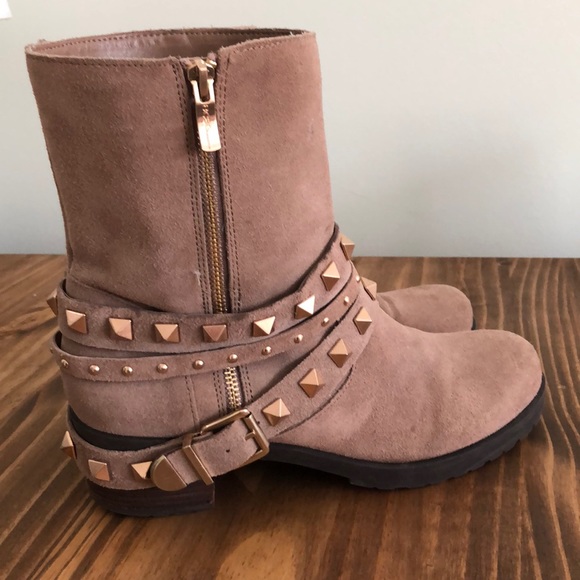 BCBGeneration Studded Suede Ankle Boots - Picture 6 of 10